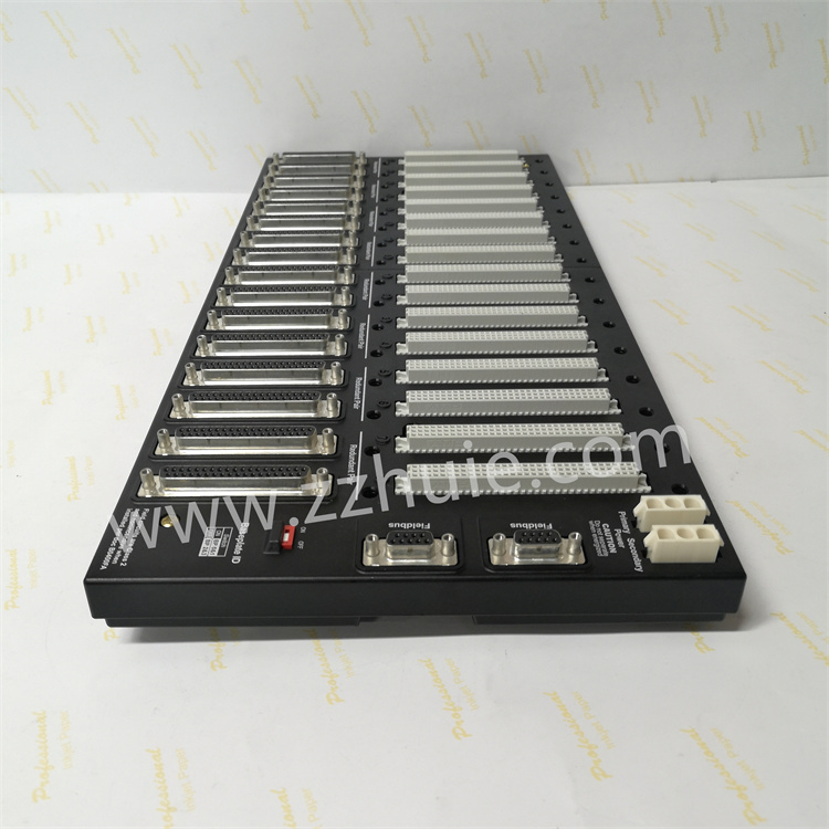FOXBORO RH101AA Compact 200 series 16 slot horizontal substrate