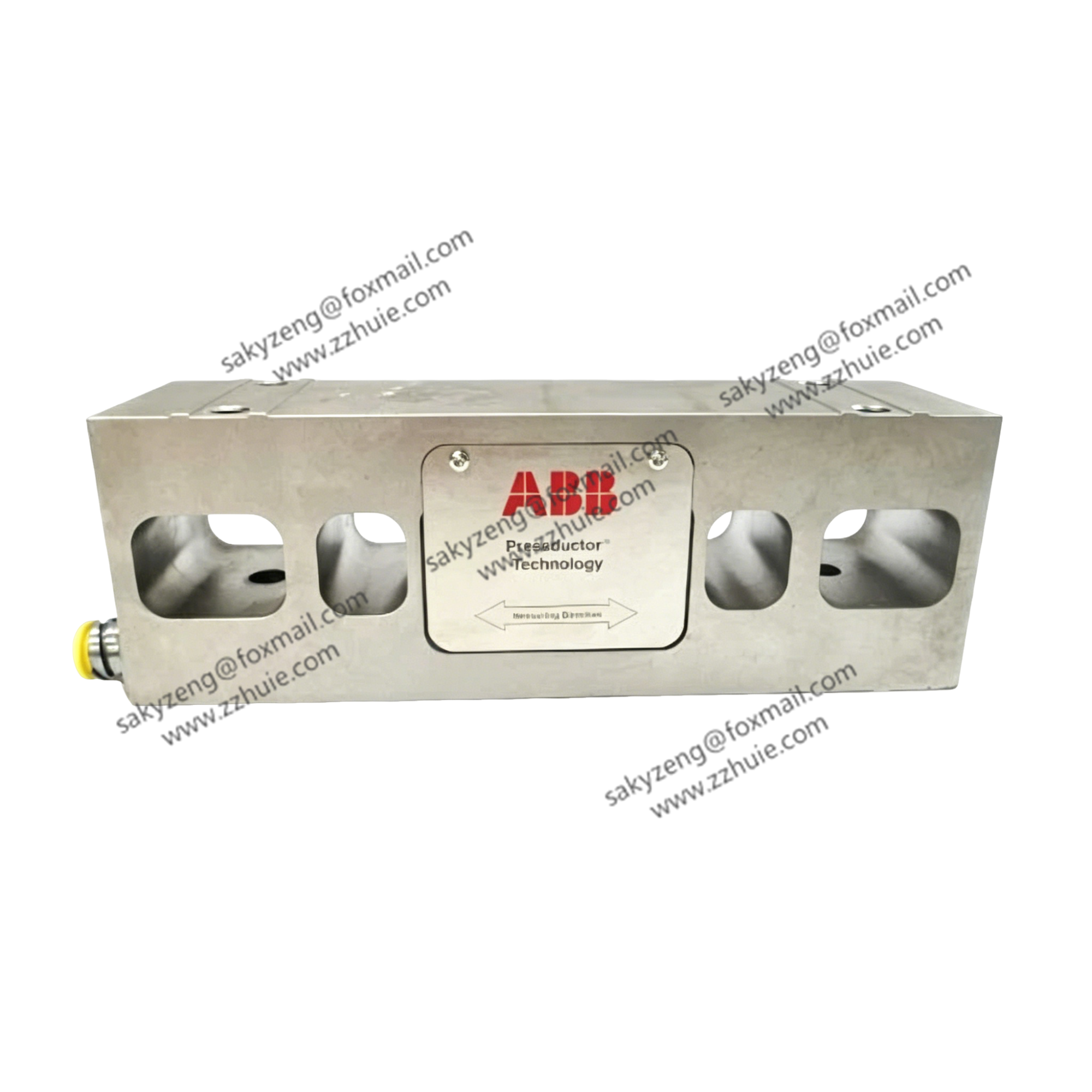ABB PFTL101BE 2.0kN Pressductor PillowBlock tension load cell (front view, fixed cable)